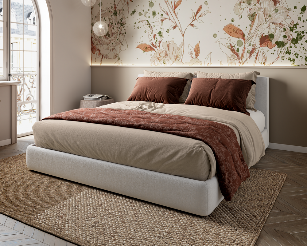 rosettes, tiles, and mouldings